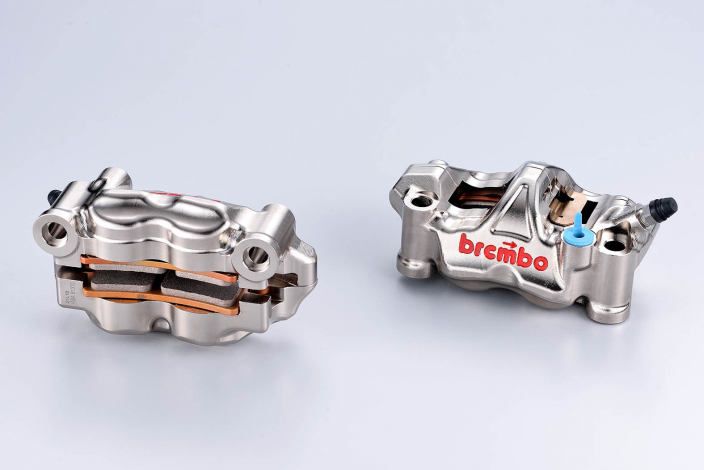 BREMBO RACING PAIR OF RADIAL BRAKE CALIPERS GP4-RX CNC P4 32 100MM ...