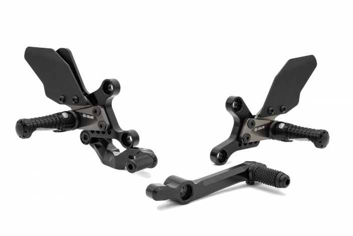 adjustable rearset black