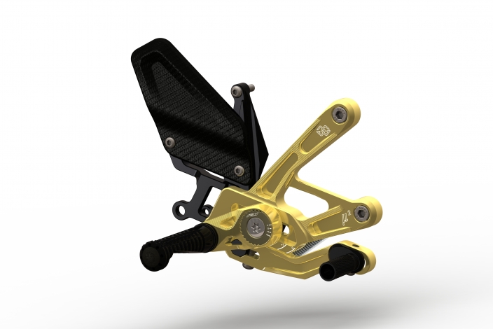 rearset MUE2 gold